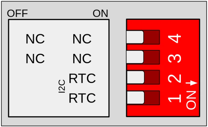 Diagram of the bottom left switch in zone A