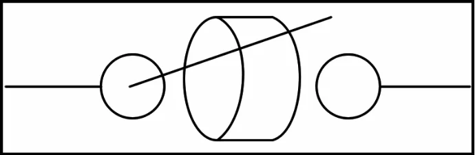 Analog Input Symbol engraved on the PLC